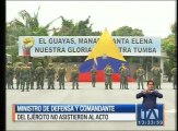 Se cumplió la ceremonia de cambio de mando de la segunda división del ejército 