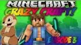 Minecraft CrazyCraft 2.1 Ep. 3 | THE CRAZY CAVE! w/ TheGoldenVoiceGamer
