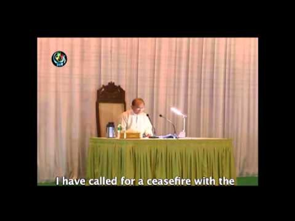 Thein Sein calls for ceasefire