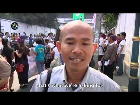 Bangkok protest to stop Kachin war