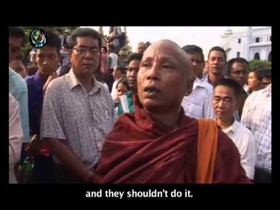 Copper mine protests across Burma