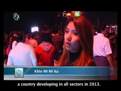 Thousands gather to see in the New Year