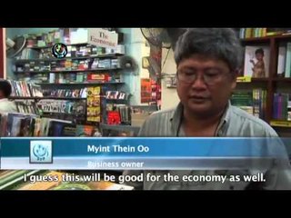 Rangoon residents welcome Obama visit