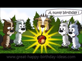 Squirrels’ Nutty Birthday Wish!