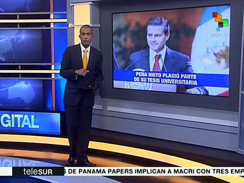 Polémica por revelación de plagio en tesis universitaria de Peña Nieto
