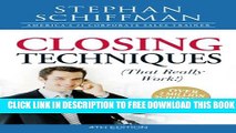 [PDF] Closing Techniques (That Really Work!) Full Colection