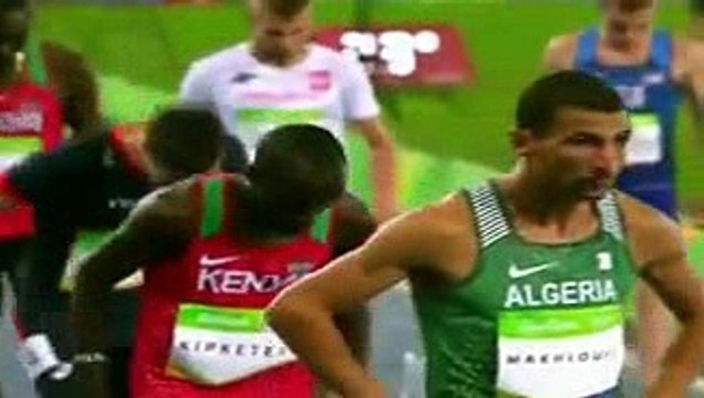 ميدالية فضية لتوفيق مخلوفي في نهائي 800م.1 Toufik Makhloufi medaille d'argenten finale du 800 m