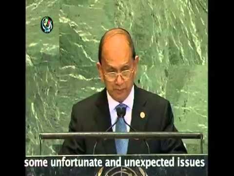 Thein Sein addresses UN General Assembly