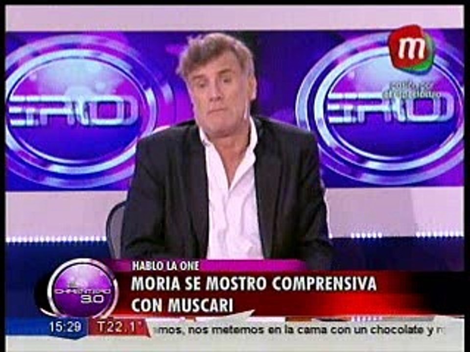 Moria y Sofía Gala se solidarizaron con Muscari