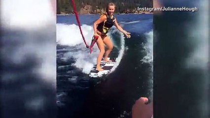 Julianne Hough clears way for wakeboarding