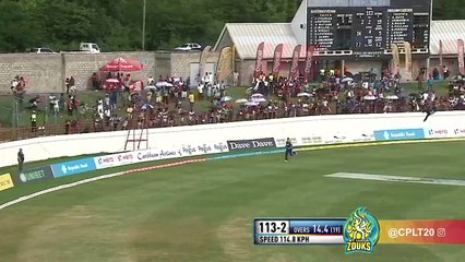 Ahmed Shehzad Stunning Catch In Cpl T20