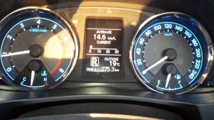 toyota corolla altis acceleration in few seconds cross 100km