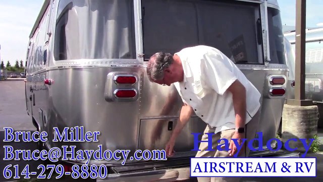 Airstream 25ft Flying Cloud rear double bed at Haydocy Airstream & RV