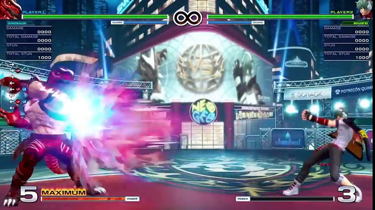 THE KING OF FIGHTERS XIV King of Dinosaurs Combos Armor