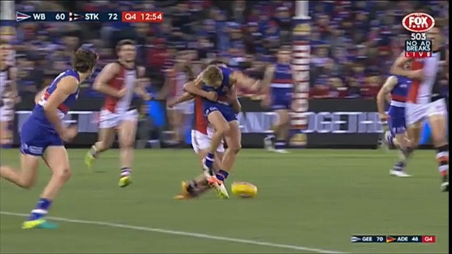 Aussie Rules Player Mitch Wallis Horribly Kicks And Breaks His Own Leg!