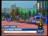 Ecuatoriana narra los dramáticos momentos del tiroteo en Múnich