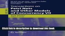 Read Transactions on Petri Nets and Other Models of Concurrency VII (Lecture Notes in Computer
