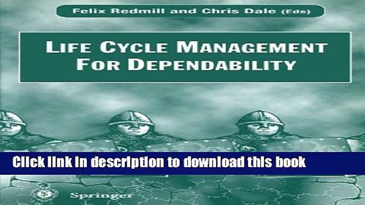 Read Life Cycle Management For Dependability  Ebook Online