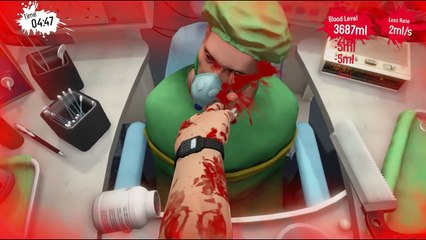 【バカゲー】患者の眼球を白黒にしてみた＆全部の歯を奥歯にしてみた【Surgeon Simulator 2013】