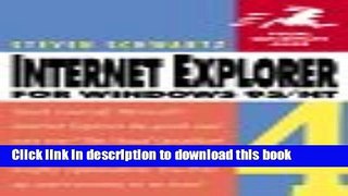Download Internet Explorer 4 for Windows 95 NT (Visual QuickStart Guide) PDF Online