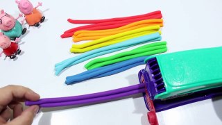 play doh Rainbow! - Create ice cream fun kids for peppa pig toys videos
