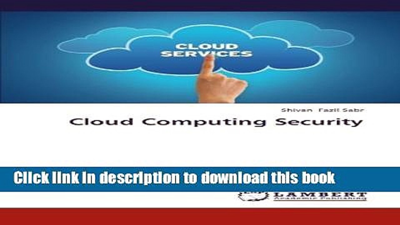 Download Cloud Computing Security  Ebook Online
