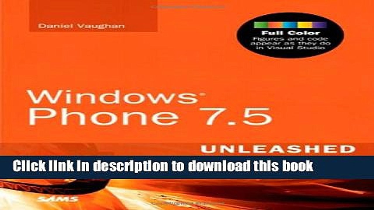 Download Windows Phone 7.5 Unleashed  PDF Online