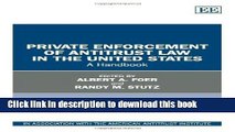 [PDF]  Private Enforcement of Antitrust Law in the United States: A Handbook  [Download] Online