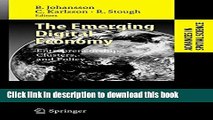 Read The Emerging Digital Economy: Entrepreneurship, Clusters, and Policy (Advances in Spatial