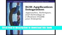 Read B2b Application Integration - e-Business-Enable Your Enterprise (01) by Linthicum, David S
