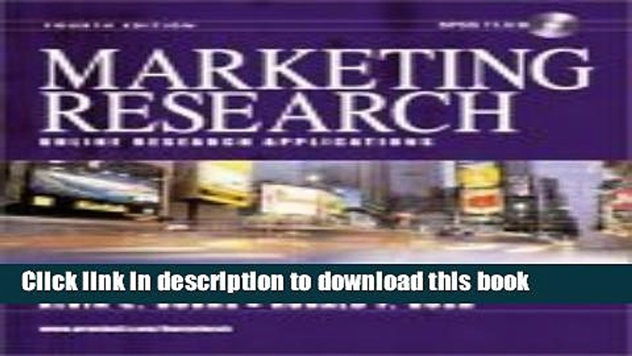 Download Marketing Research without SPSS (4th Edition)  Ebook Free