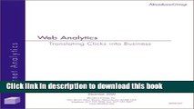 Download Web Analytics : Translating Clicks into Business PDF Online