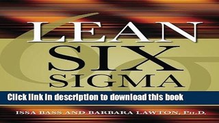 [PDF] Lean Six Sigma Using SigmaXL and Minitab Download Online