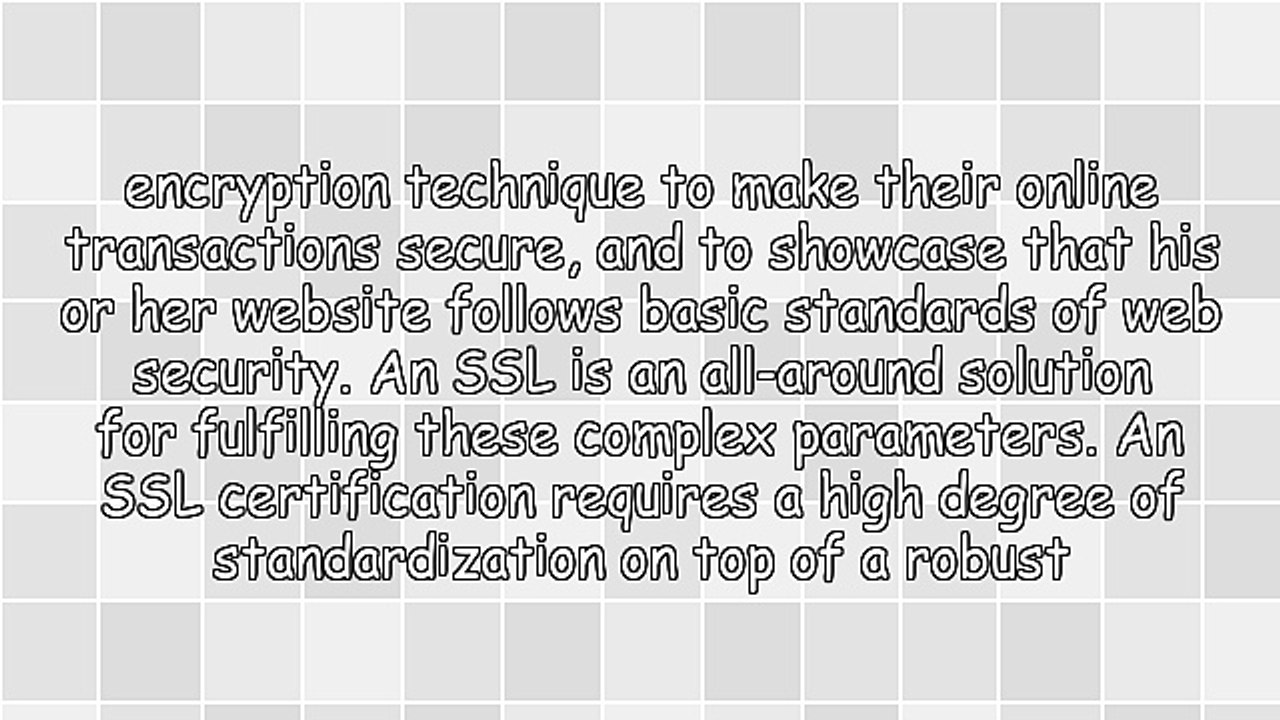 SSL Certification in an e-Commerce Business for Web Security