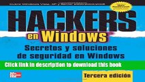 Download Hackers en Windows: Secretos y soluciones de seguridad en Windows (Spanish Edition) Ebook