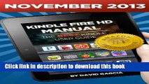 Read Kindle Fire HD Manual - Learn how to use your Amazon Tablet, Find new releases, Free Books,