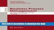Read Business Process Management: 6th International Conference, BPM 2008, Milan, Italy, September