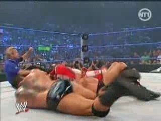 smack down 20 juillet 2007 batista & ric flair vs edge & mvp