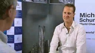 In-depth video interview: Michael Schumacher 2008 Part 1