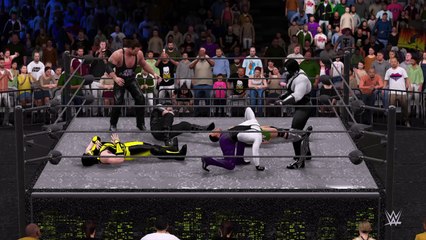 WWE 2K16 6man battle royal
