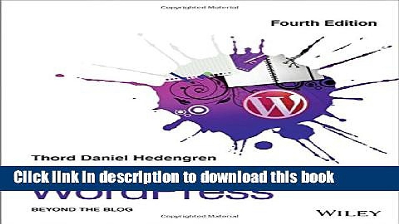 Read Smashing WordPress: Beyond the Blog  Ebook Free