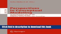 Download Perspectives in Conceptual Modeling: ER 2005 Workshop AOIS, BP-UML, CoMoGIS, eCOMO, and