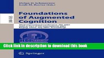 Download Foundations of Augmented Cognition: Third International Conference, FAC 2007, Held as
