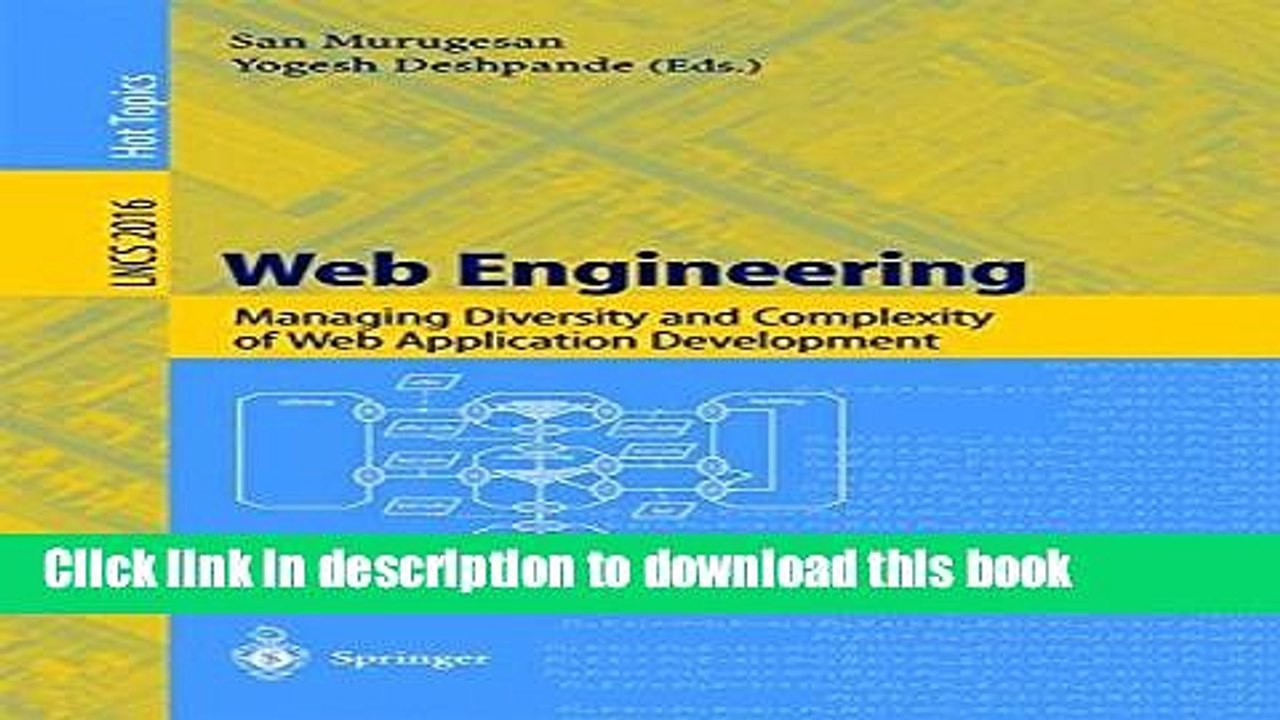 Read Web Engineering : Managing Diversity and Complexity of Web Application Development  Ebook
