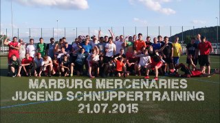 Marburg Mercenaries Jugend Tryout/Schnuppertraining 21.07.15