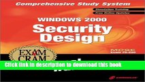 Download MCSE Windows 2000 Security Design Exam Cram Personal Trainer (Book ) with CDROM Ebook Free