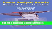 Read Power Analysis Attacks: Revealing the Secrets of Smart Cards PDF Free