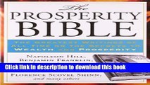 Read Books The Prosperity Bible: The Greatest Writings of All Time on the Secrets to  Wealth and