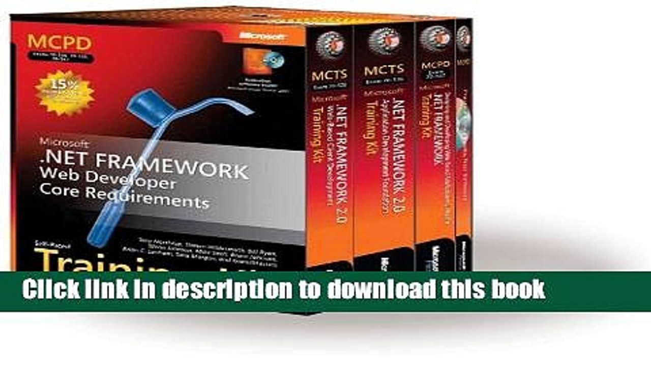 Read MCPD Self-Paced Training Kit (Exams 70-536, 70-528, 70-547): MicrosoftÂ® .NET Framework Web