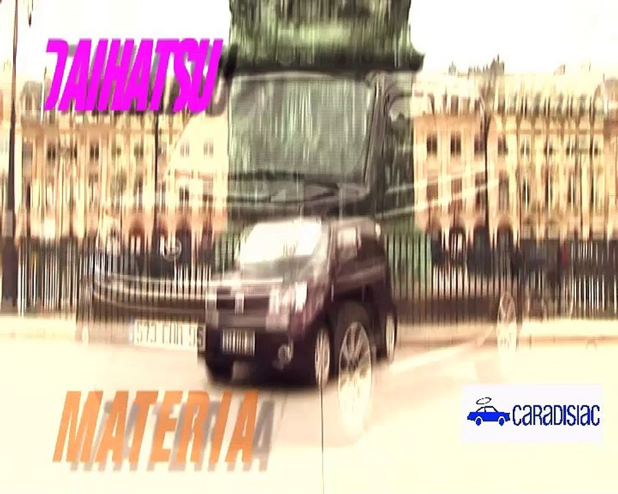 Daihatsu Materia : Carrée sous tous les angles